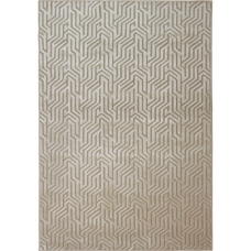 Carpete Sevilha Inspiração Modern Art Bege Escuro 200x290